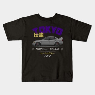 Tuner Silver EVO V JDM Kids T-Shirt